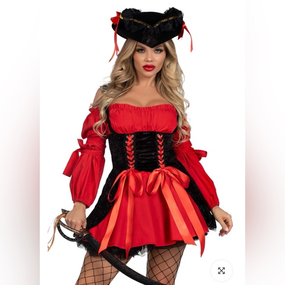 Leg Avenue Vixen Pirate Wench Costume 
Size Medium Brand New - Picture 1 of 7